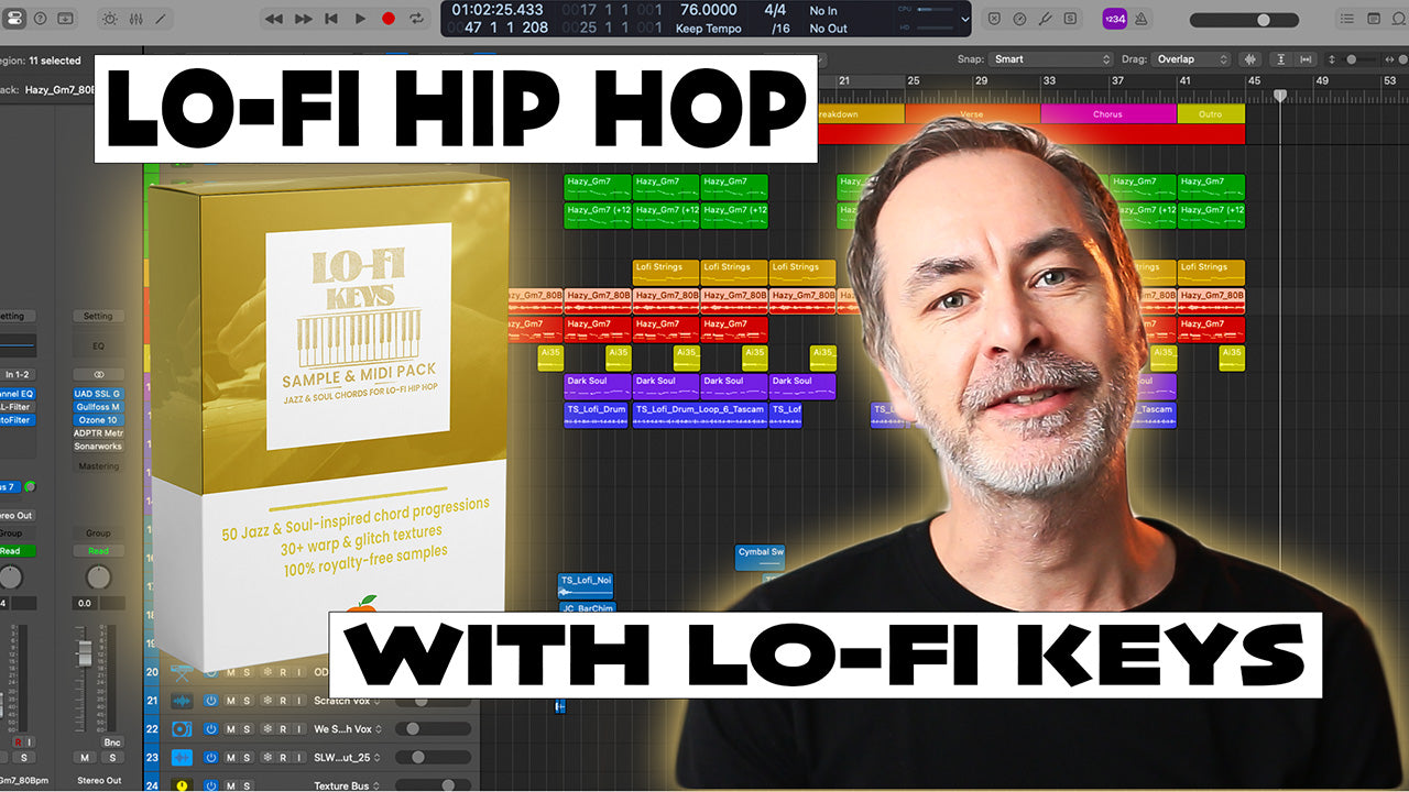 Load video: A demo video on how to use the Lofi Keys Sample pack